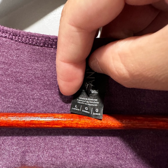 Wild Scoops Alaskan homemade ice cream Racerback tank top, purple, size large - Picture 3 of 3